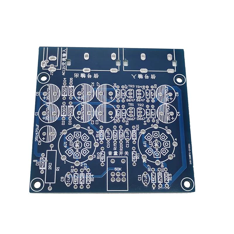 Amplificadores de tubo Audio Board, Pre-Amp, Audio Mixer, 6J1, 6J2, válvula Preamp, bile tampão, DIY Kits - Image 1