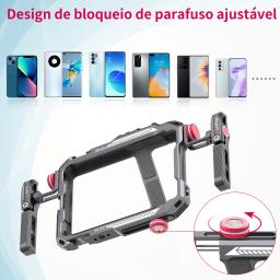 Ulanzi Lino Universal SmartPhone Cage Capa protetora com alça lateral para iPhone16 15 14 13 12 Pro Max Samsung Xiaomi OPPO - Image 6