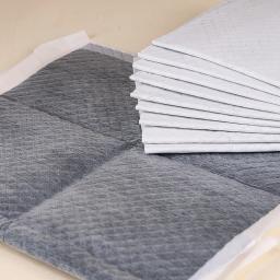 Almofada descartável de urina para cão, fralda absorvente, grandes suprimentos para cães, carvão vegetal de bambu, fraldas de cachorro, desodorante - Image 3