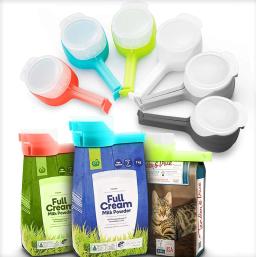 Clipe de vedação de lanche fresco mantendo selador braçadeira de plástico poupança de alimentos viagem cozinha gadgets selo despeje saco de armazenamento de alimentos clipe de tampa - Image 1