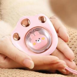 USB Recarregável Cat Paw Hand Warmer, Aquecedor de Bolso para Camping, Escritório, Escola, Exterior, Tempo Frio, Aquecimento Rápido - Image 5