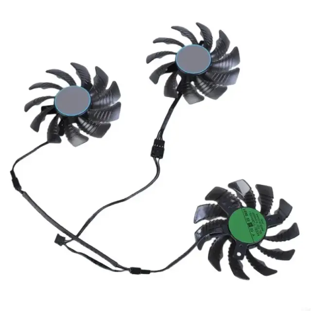 Ventilador resfriamento da placa gráfica U75b para GTX1060 1070 1080 CARTA VÍDEO Optimal Refrigere 4pin T128010su Fan 3pcs