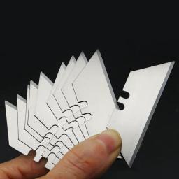 30 peças lâmina trapezoidal de substituição + caixa para arte artesanato ferramenta de corte multiferramenta lâmina de aço carbono ferramentas de corte ferramenta manual - Image 3