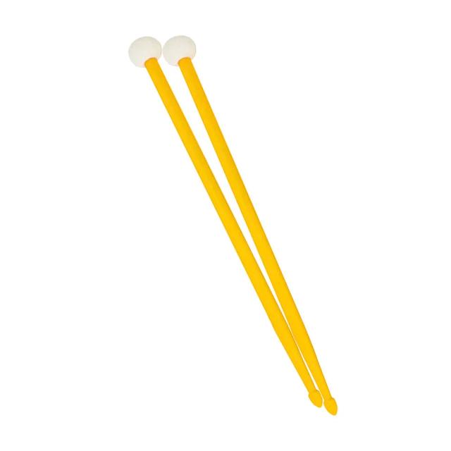 Drumsticks Dupla Face de Nylon para Percussão - Martelo para Bateria e Pratos, Coloridos, 1 Par