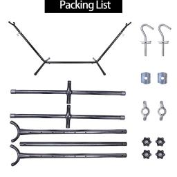 Outdoor Jardim Hammocks Acessórios com Suporte Stand Tube, Apenas Steel Frame Set Only, Camping Equipment - Image 6