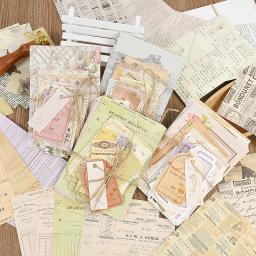 Kit de papel leve Scrapbooking vintage, DIY Handbook Adesivo, Jornal Colagem Álbum de fotos, Decoração de fundo - Image 2