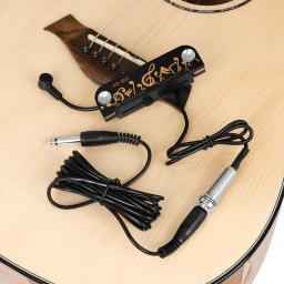 HQ Soundhole Pickups captador ativo integrado, ajuste de alta e baixa tensão, acessório acústico Soundhole - Image 4