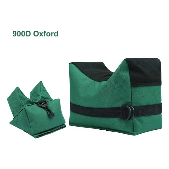 Bolsa de Apoio para Armas de Fogo: Suporte para Tiro Frontal e Traseiro, Ideal para Rifles, Areia Não Inclusa, Acessórios para Caça ao Ar Livre