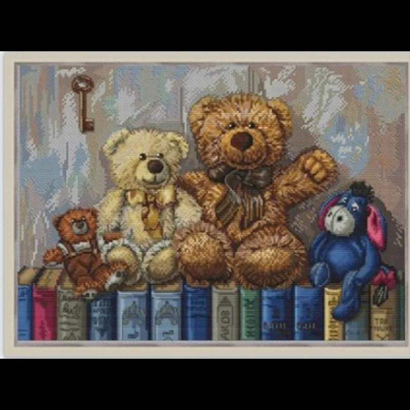 Cross Stitch Embroidery Kit, Cross Stitch Pinturas Conjuntos, Agulha Artes e Artesanato, Kit Passatempo Completo, 7432 - Image 1