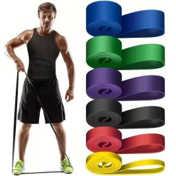 Banda Elástica de Fitness para Treinamento de Força, TPE, Látex, Ensão Pull-Up, Círculo Grosso, Yoga, Multi-Funcional, Quadril, Esportes, 1 Pc, 5Pcs - Image 1