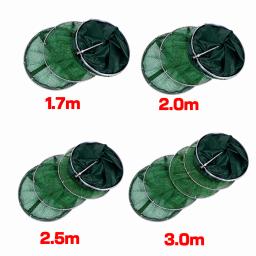 1.7-3m Cesta De Pesca Dip Net Armadilha Dobrável Telescópica Net Fish Boca Proteção Cesta Outdoor Carp Ferramenta De Pesca Segure Mais de 50kg - Image 1