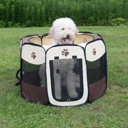 Portable Octogonal Pet Fence, canil dobrável, abrigo de cachorro, fácil de usar, fácil operação, grandes gaiolas, cercas de gato - Image 6