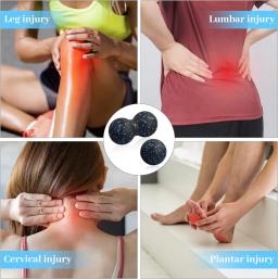 Bola de fitness de alta densidade epp bola de massagem de amendoim leve volta pescoço pé mobilidade bola tecido profundo liberação miofascial - Image 4
