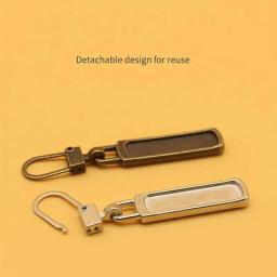 Destacável Metal Zipper Pullers, Sliders Cabeça, Zippers Kits de Reparação, Pull Tab, DIY Sacos De Costura, Down Jacket, 10Pcs - Image 5