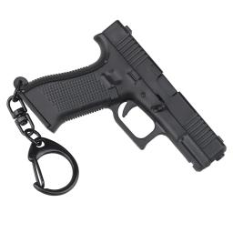 Chaveiro em forma de pistola, Modelo realista, Revista removível, Modelo de pistola miniatura, Pingente personalizado, 2024 - Image 1