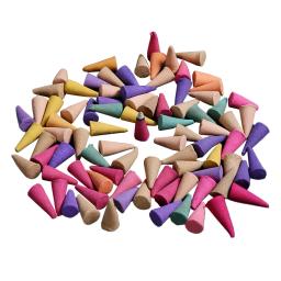 Cones de incenso perfumados para meditação, fragrância para alívio da ansiedade, aromas naturais, relaxamento, 60pcs - Image 4