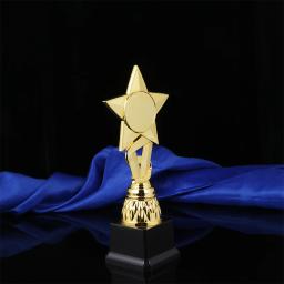 Fita Troféus Futebol Dourado Prémio, Material Festa, Estrela do Troféu, Prémio, 25 cm - Image 6