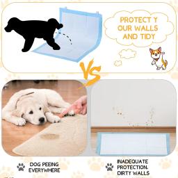Wall Pee Pad Suporte para Cachorro, Sticky Pee Pad, Clipe de suspensão, Almofada de treinamento Potty, 12Pcs - Image 2