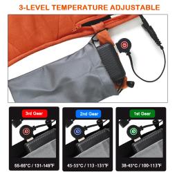 Aquecimento usb ao ar livre esteira de dormir isolamento acampamento aquecido dormir colchão saco dormir colchão equipamentos viagem acampamento 2022 - Image 3