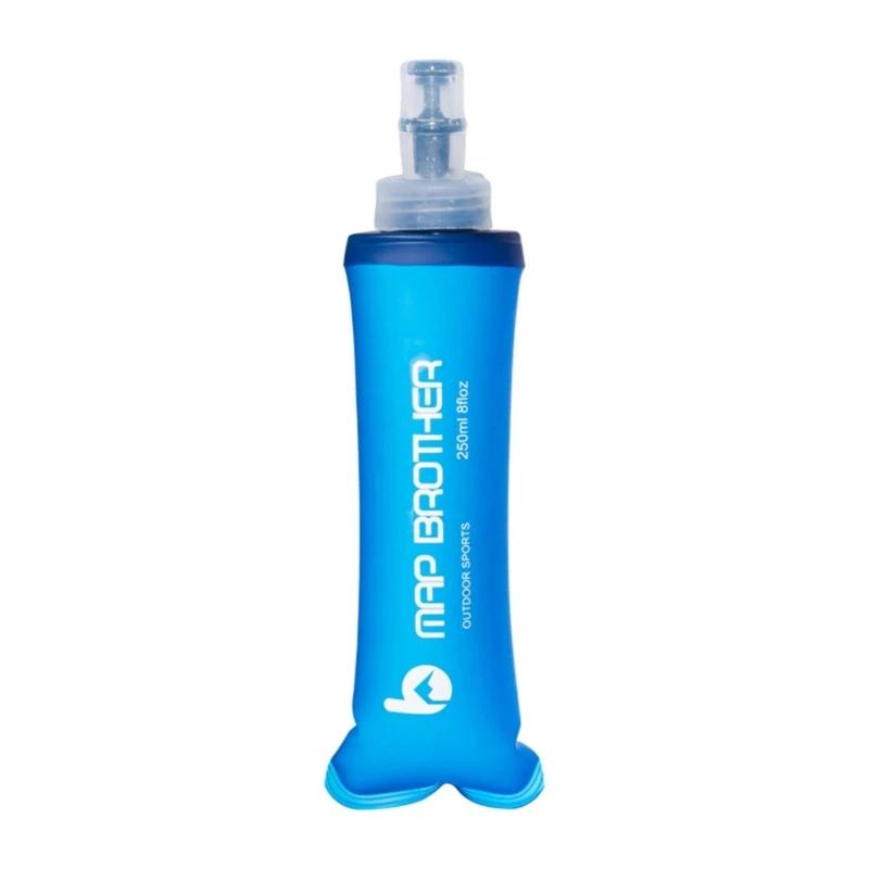 TPU Folding Soft Flask Garrafa de água dobrável ao ar livre Handheld, Running Hydration Pack, saco de cintura, durável - Image 1