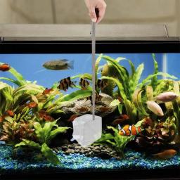 Rede de peixes ajustável com alça longa, pequena rede de aquário, imersão de peixes tropicais, pote de mão, 5 em - Image 5