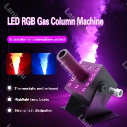 LED CO2 Stage Gás Coluna Máquina, RGB Multi Ângulo, Única cabeça Máquina De Fumaça, Casamento Disco DJ DMX, Equipamentos De Efeitos Especiais - Image 2