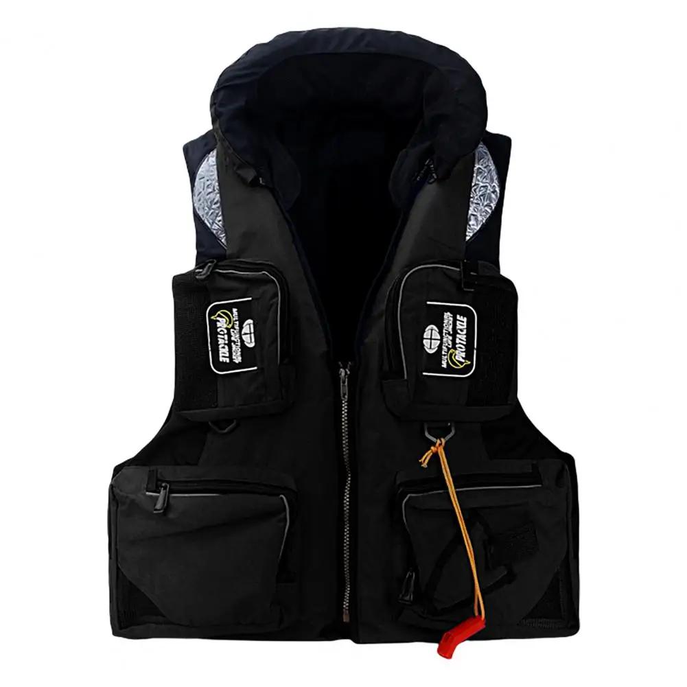 Versátil impermeável Pesca Life Vest, Jaqueta de segurança resistente ao rasgo para deriva, Esportes aquáticos - Image 1