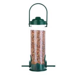 Alimentador tubo pássaro pendurado suporte sebo metal dispensador sementes pássaro alimentadores frutas da - Image 4