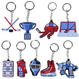 Hockey Keychain para crianças, Ice Fan Presentes, Sports Party Decoration Acessórios, 5pcs - Image 2