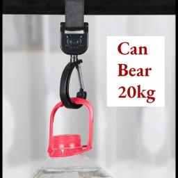 Ganchos para carrinho de bebê, bolsa suspensa giratória 360 graus, organizador de carrinho de armazenamento, cabide universal, acessórios para carrinho de criança ao ar livre - Image 4
