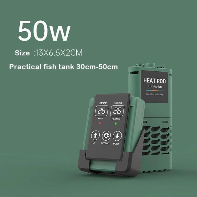 Haste Aquecedora Ajustável para Aquário e Mergulho com Display de Temperatura Smart LED - 1200W