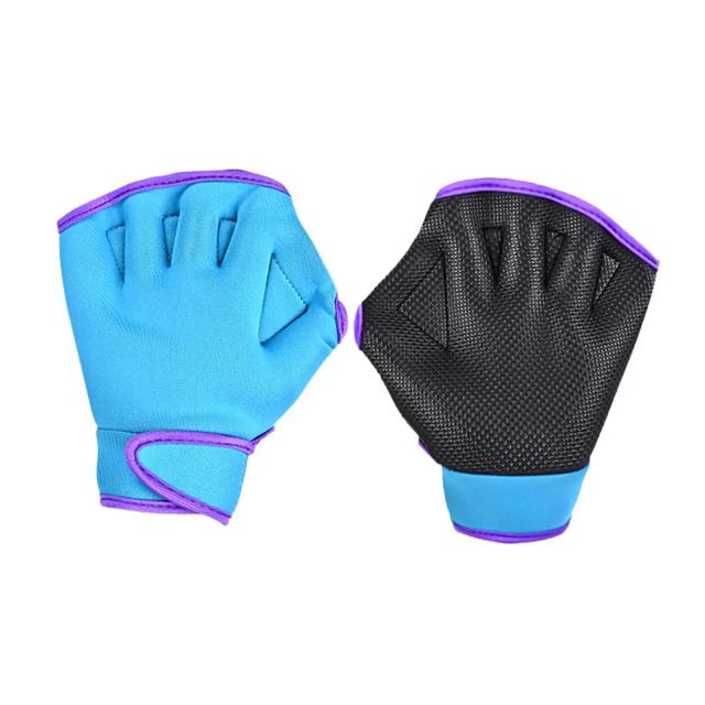 Luvas de Natação para Treinamento em Esportes Aquáticos - Ideal para Iniciantes e Profissionais, 1 Par