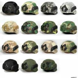 Camuflagem Tactical Hunting Capacete Capa, Pano para MICH2000, Paintball - Image 3