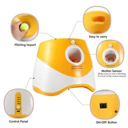 Lançador de tênis automático para pet, treinamento do cão, bola jogando, máquina de pinball, diversão, interativo, recarregável, catapulta - Image 2