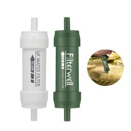 Mini filtro de água para purificação de acampamento, canudo portátil para caminhadas ao ar livre, purificador de água para sobrevivência ou suprimentos de emergência - Image 1