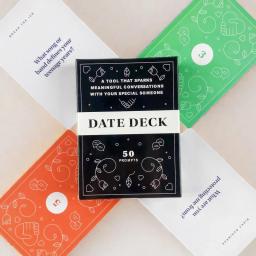 Baralho de data emocionante para casais, 50 peças, festa de intimidade, entretenimento engraçado romântico, beber cartas de jogo de tabuleiro significativas, presente noturno - Image 1