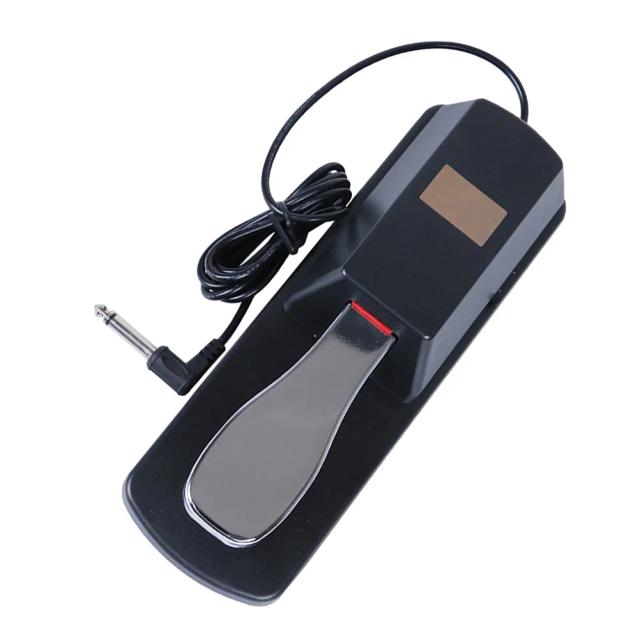 Pedal Universal para Piano - Acessório Durável em Preto para Teclados Eletrônicos