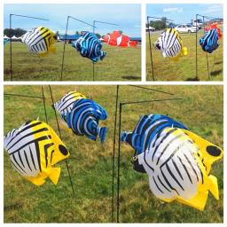 Outdoor Windsurf Kite com corda Winder, Plug peixe terra, Power Kiteboard Pendant, String Profissional, Frete Grátis - Image 1