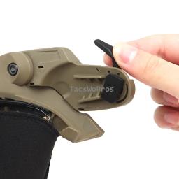 Windproof Tactical Flip Up Goggles, Capacete Flip Up Óculos, Caça, Tiro, Esportes, Óculos de proteção, Airsoft, Paintball - Image 4