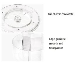 Caixa De Armazenamento De Cosméticos Rotatable, Rack De Armazenamento, Transparente, Batom, Perfume, Maquiagem, Organizador De Escova, Luz, Luxo - Image 4