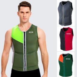 Jaqueta salva-vidas de neoprene masculina, coletes salva-vidas para natação e canoagem, surfe e vela, água e vela para adultos, caiaque e água - Image 1