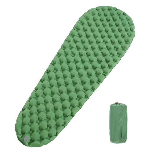 Colchão Inflável Ultraleve para Acampamento - Ideal para 1 Pessoa com Tapete Confortável