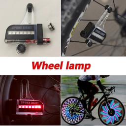 Bicicleta led neon roda falou luz à prova dwaterproof água colorido bicicletas jantes luz de advertência segurança pneu flash luzes ciclismo lâmpada - Image 6