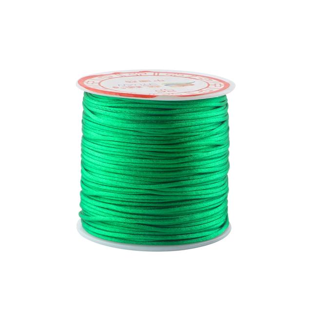Corda de Nylon Multicolor Kovict para Fazer Jóias - Corrente de 1,5mm para DIY e Acessórios de Colar, 55m por Rolo, 1 Peça