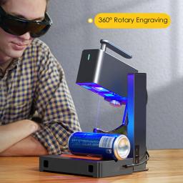 Máquina de Gravação Laser Laserpecker, Mini Gravador Portátil para Carpintaria, Couro de Papel DIY, LP2, Bluetooth 5.0, 5W, 2K - Image 4