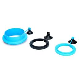 Estação ajustável Fish Tank, bandeja de alimentos, ventosa flutuante, acessórios de aquário, alimentador de alimentos, portátil, 3 pcs, 4pcs - Image 2
