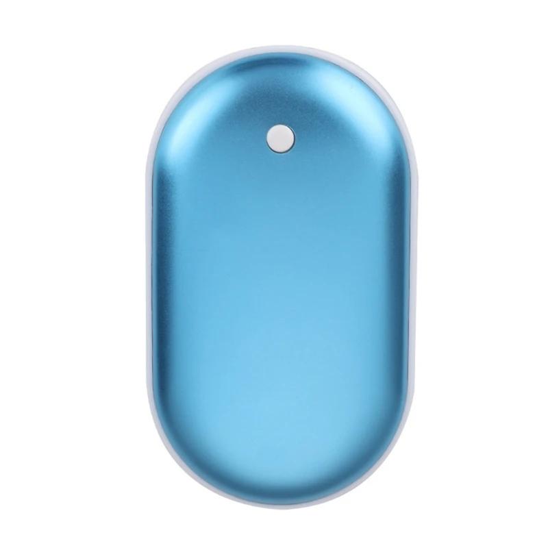 Aquecedor de mão recarregável USB, carregador portátil, Power Bank, aquecedor de inverno, 2 em 1, 5000 mAh, 10000mAh - Image 1