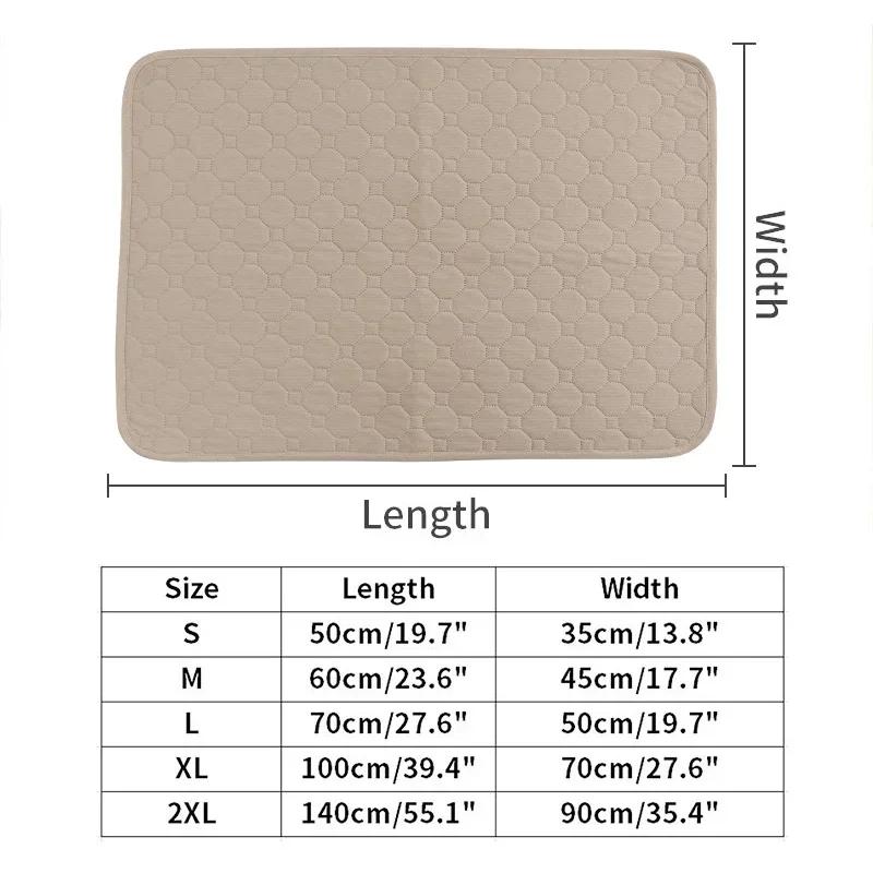 Tapete absorvente impermeável lavável, Dog Pee Pad, Almofada de treinamento de cachorro, Tampa do assento de carro, Suprimentos para cães reutilizáveis - Image 1