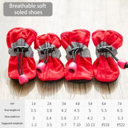 Botas impermeáveis para cães com suspensórios, protetores de pata ajustáveis, botas para cães, suprimentos para inverno ao ar livre - Image 6