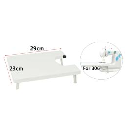 Mesa de extensão doméstica Mini máquina de costura, placa plástica para costureira alfaiate, ferramentas DIY, 202/306 - Image 5
